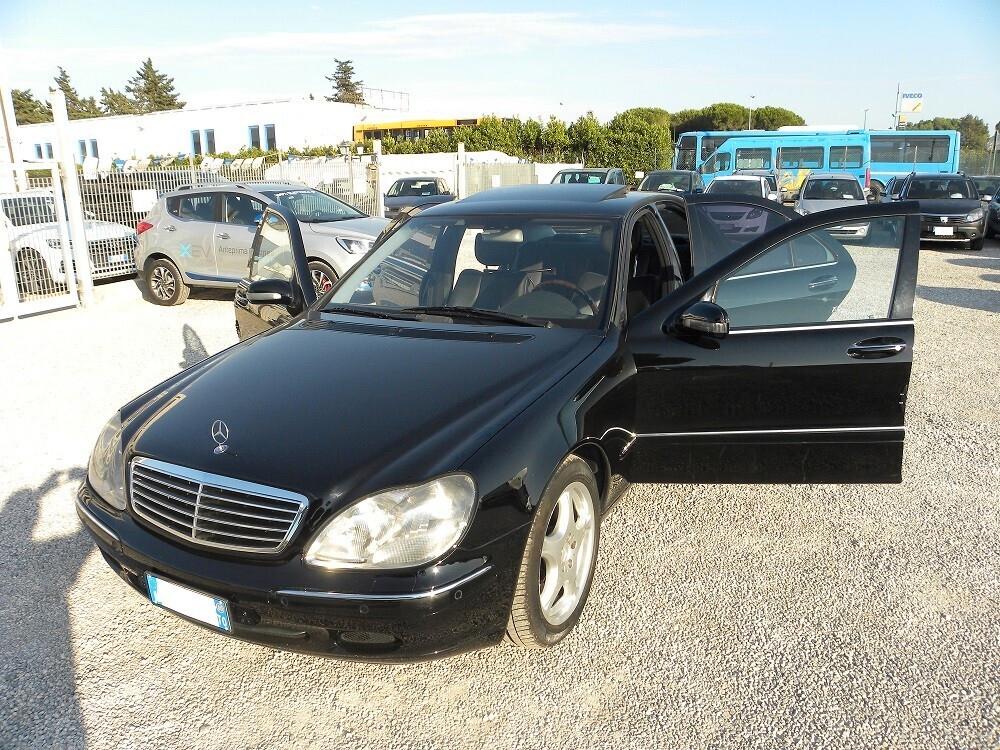 Mercedes-benz S 320 AMG TETTO PELLE MEMORY UNIPRO CRUISE XENON CLIMA BOSE TV SOSPENSIONI ADATTIVE