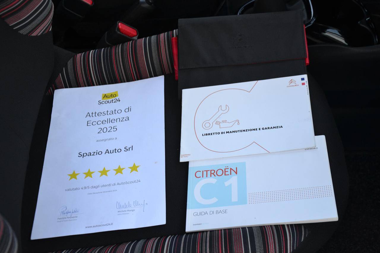 Citroen C1 1.0 VTi 72CV SHINE **PREZZO REALE*UNIPRO'*KM CERTI