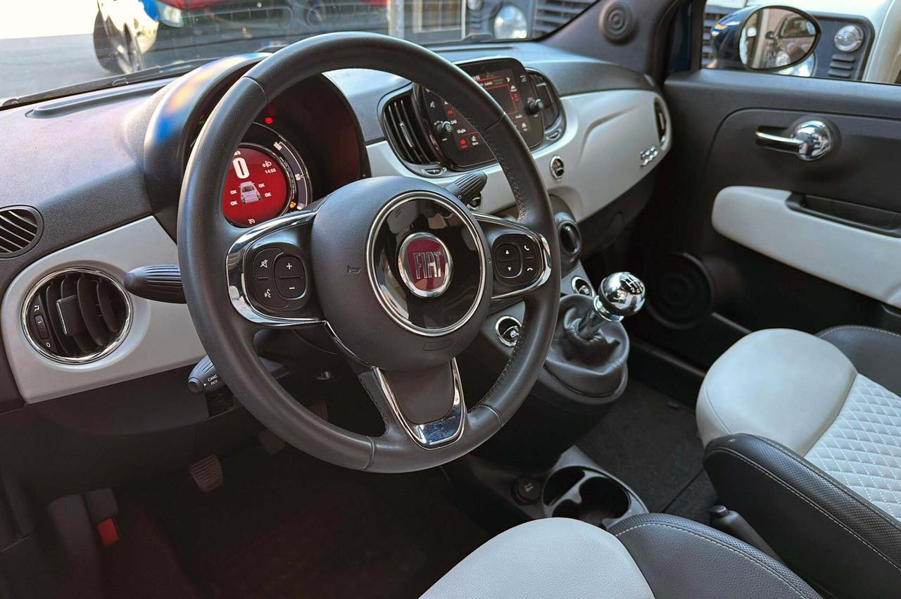 Fiat 500 1.0 Hybrid Star Unico Proprietario Navigatore e sensori