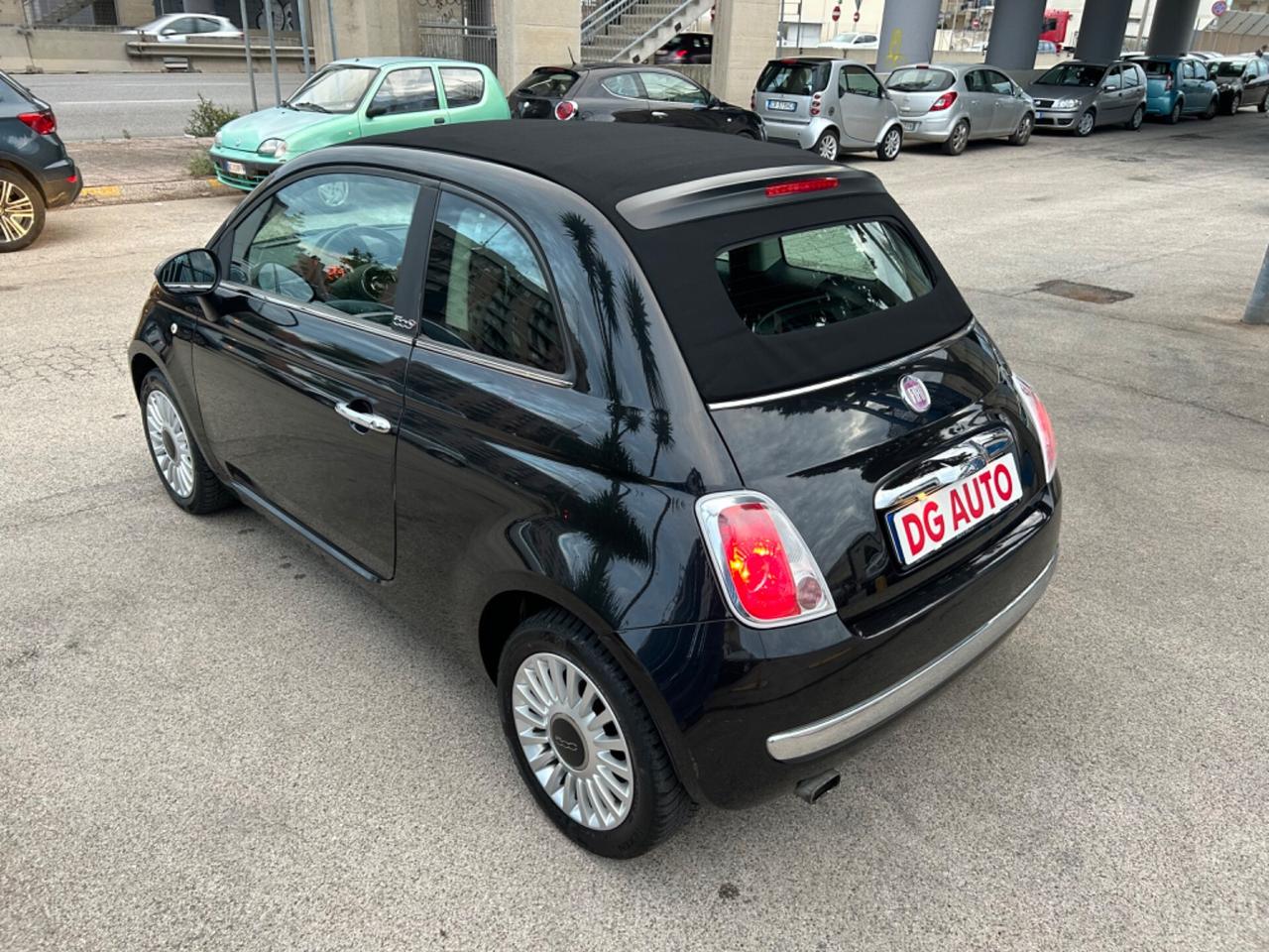 Fiat 500 1.2 benzina Lounge cabrio 70 cv 2012