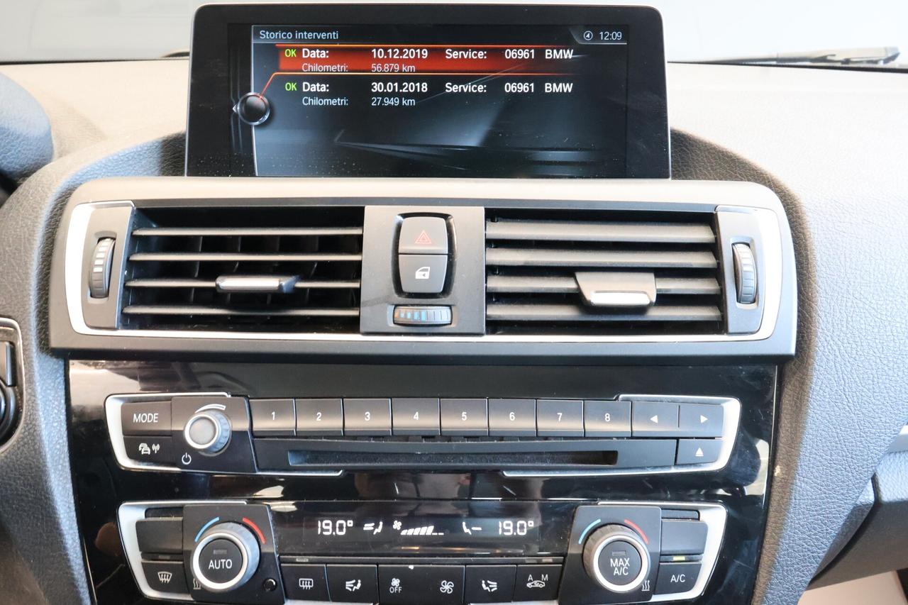 Bmw 118d 5p. 150CV Urban Line auto 1 proprietario
