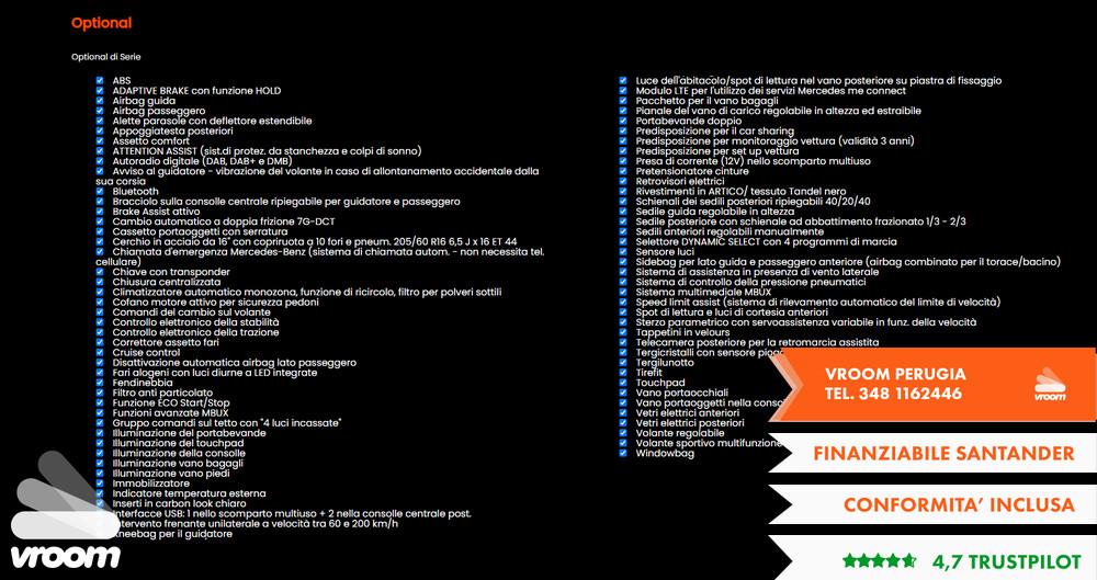 MERCEDES Classe B 180 d 116CV 2020 Autom Executive