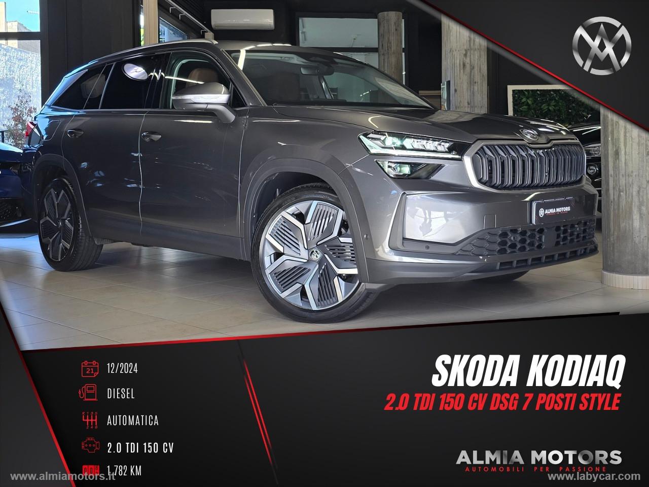 SKODA Kodiaq 2.0 TDI EVO SCR DSG 7 posti Style