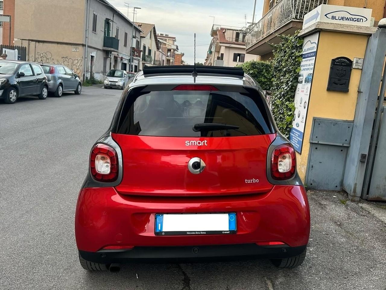 Smart ForFour 0.9 Turbo CABRIO 90cv AUTOMATICA PELLE NAVI RETROCAMERA FINANZIABILE