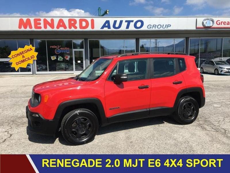 Jeep Renegade 2.0 Mjt 4WD Active Drive Sport TAGLIANDO E GARANZIA INCLUSI