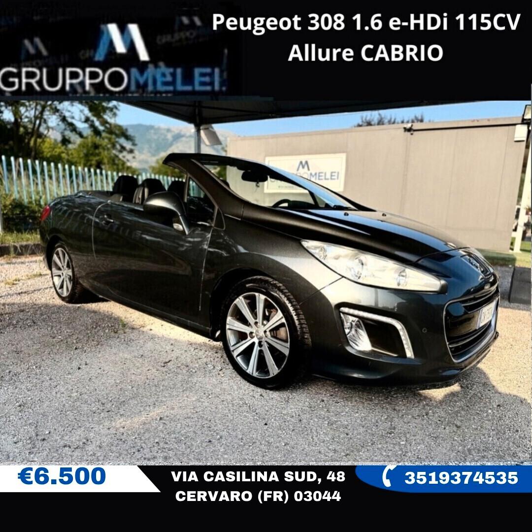 Peugeot 308 1.6 e-HDi 115CV Allure CABRIO
