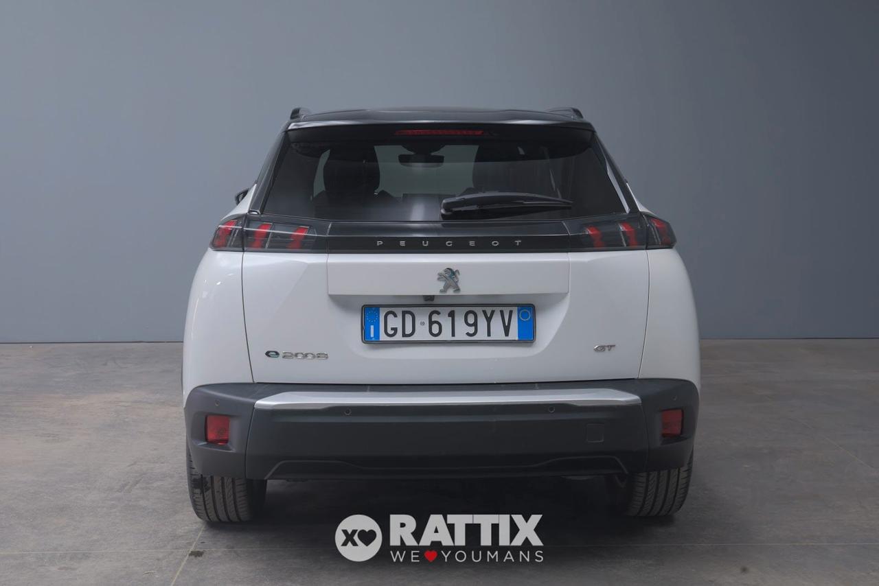 Peugeot e-2008 motore elettrico 100kW GT