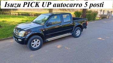 Isuzu D-Max PICK UP doppia cabina AUTOCARRO 5 posti