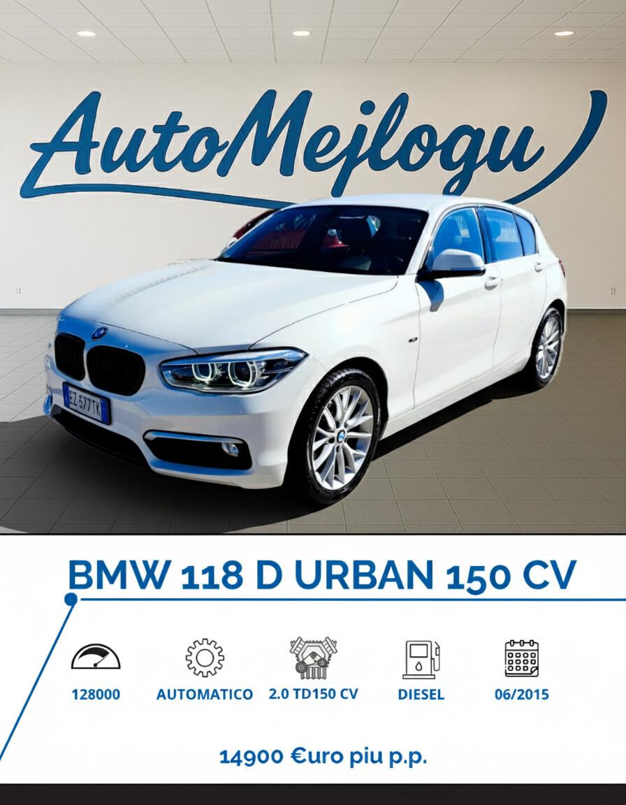 Bmw 118 118d 5p. Urban