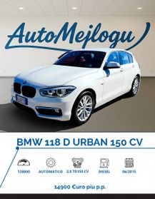 Bmw 118 118d 5p. Urban