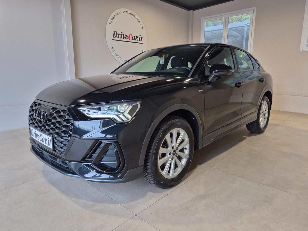 Audi Q3 SPB 1.5 TFSI S LINE S-TRONIC LED NAVI BLACK PACK APPLE CAR PLAY/ANDROID AUTO C.18" ACC SED. SPORT RISC. VIRTUAL COCKPIT