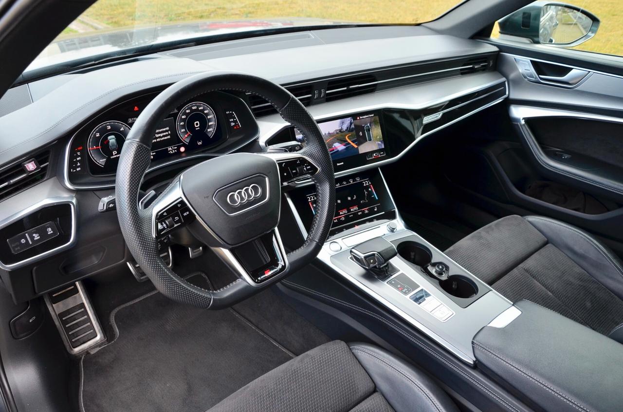 AUDI A6 AVANT 50 3.0 TDI MHEV S-LINE INT+EXT 286cv TIPTRONIC, UNICOPROPRIETARIO, UFF ITALIANA, ASSE POST, MATRIX, 21", PERMUTE