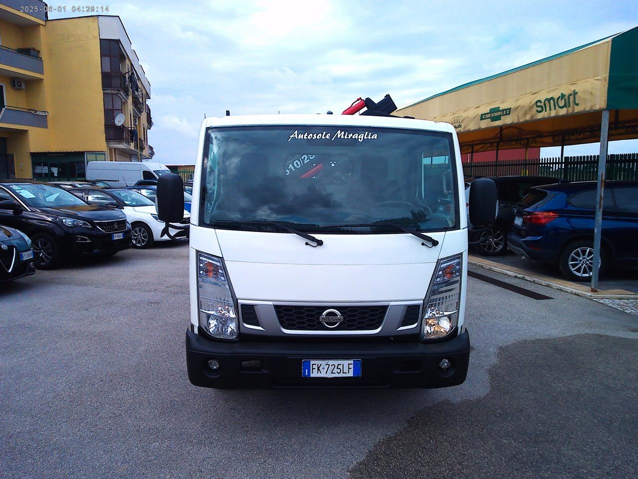 Nissan Cabstar NT 400 3000 E6 GRU AG 2510 2+2 JIB RIBALTABILE 92K