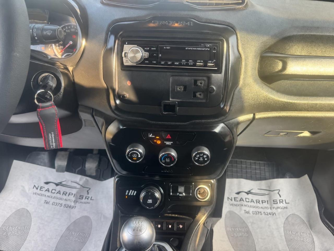 Jeep Renegade 2.0 MJT LONGITUDE 4WD 4X4 140 CV-EURO 6D-CRUISE-