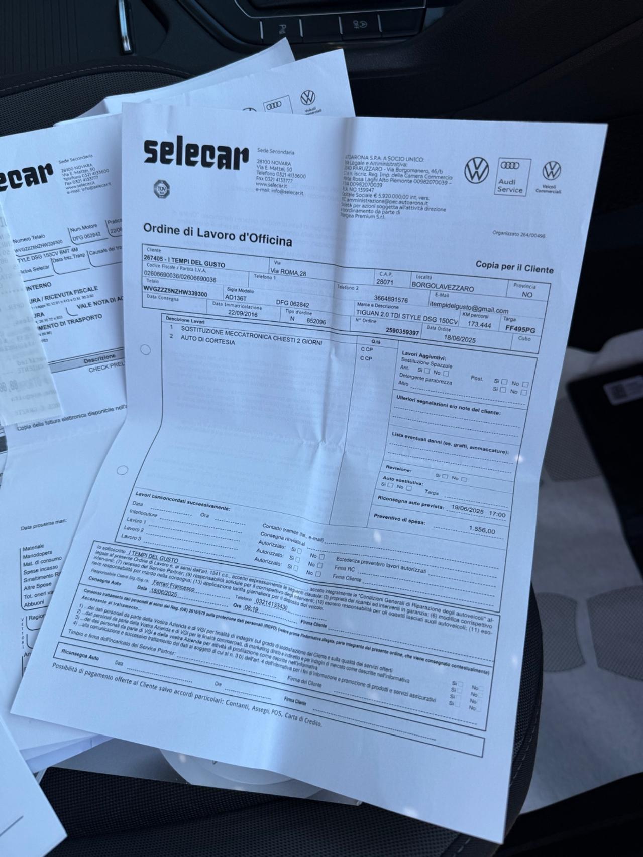 Volkswagen Tiguan 2.0 TDI DSG 4MOTION -TAGLIANDI VW