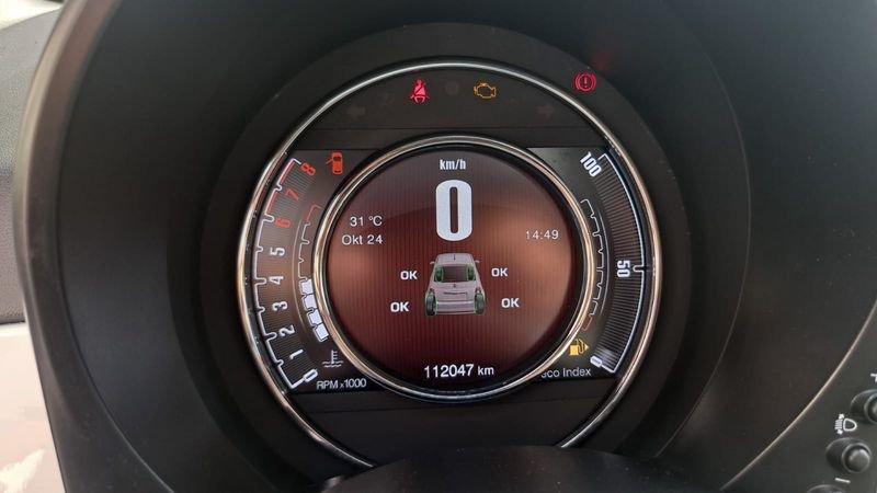 FIAT 500 1.2 69 cv Lounge-NAVI/SENSORI
