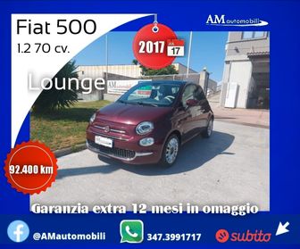 Fiat 500 1.2 70 cv. Lounge