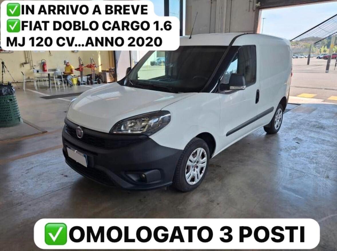 FIAT DOBLO CARGO 1.6 MJ 105 CV. E6 3 POSTI PERFETTA