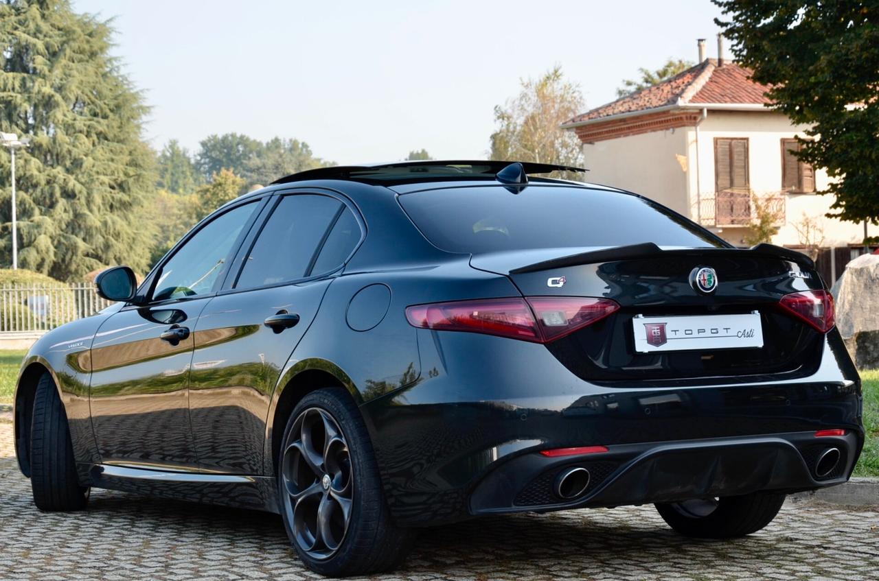 ALFA ROMEO GIULIA 2.2 TD VELOCE Q4 210cv AWD AUTO, UFF ITALIANA, TETTO, EURO 6B, NAVI, RETROCAMERA, 19", PERMUTE
