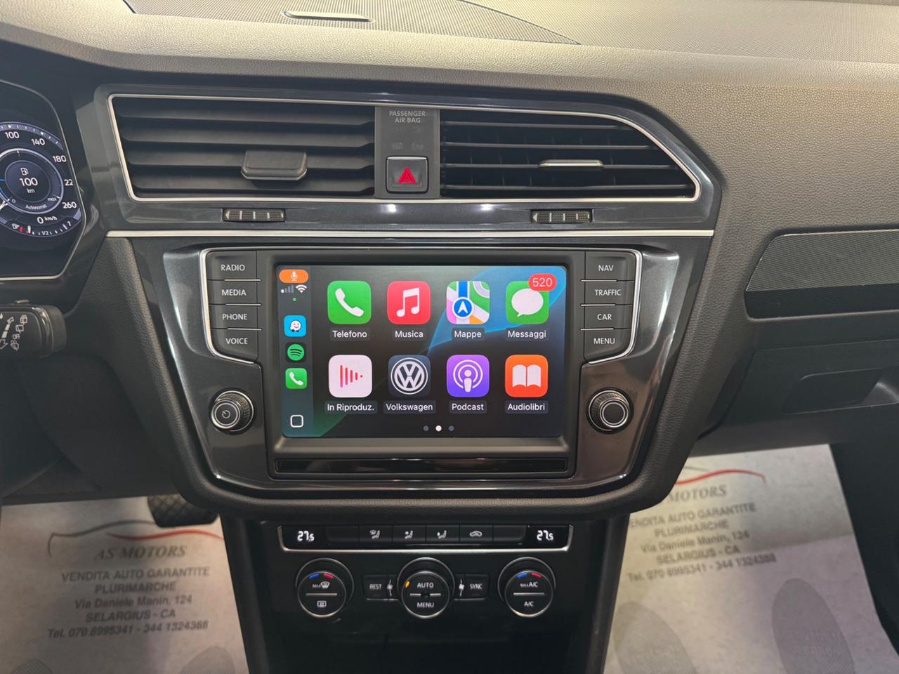 VW TIGUAN 2.0 240 CV 4MOTION R-LINE TETTO