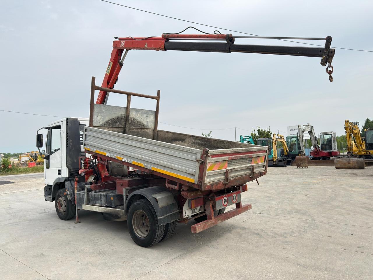 Iveco Eurocargo 100E15 ribaltabile - gru Fassi F30