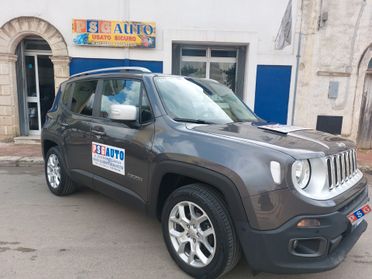 JEEP RENEGADE LIMITED TOP 1.6 MJT 120CV STRAFULL PELLE TOTALE NAVI, SENSORI PERFETTA