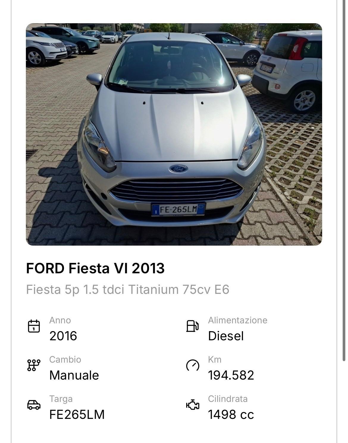 Ford Fiesta 1.5 TDCi 75CV 5 porte Business