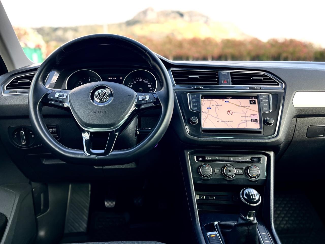 EURO6B Volkswagen Tiguan 1.6 TDI *NAVI*SEDIL RISCALD