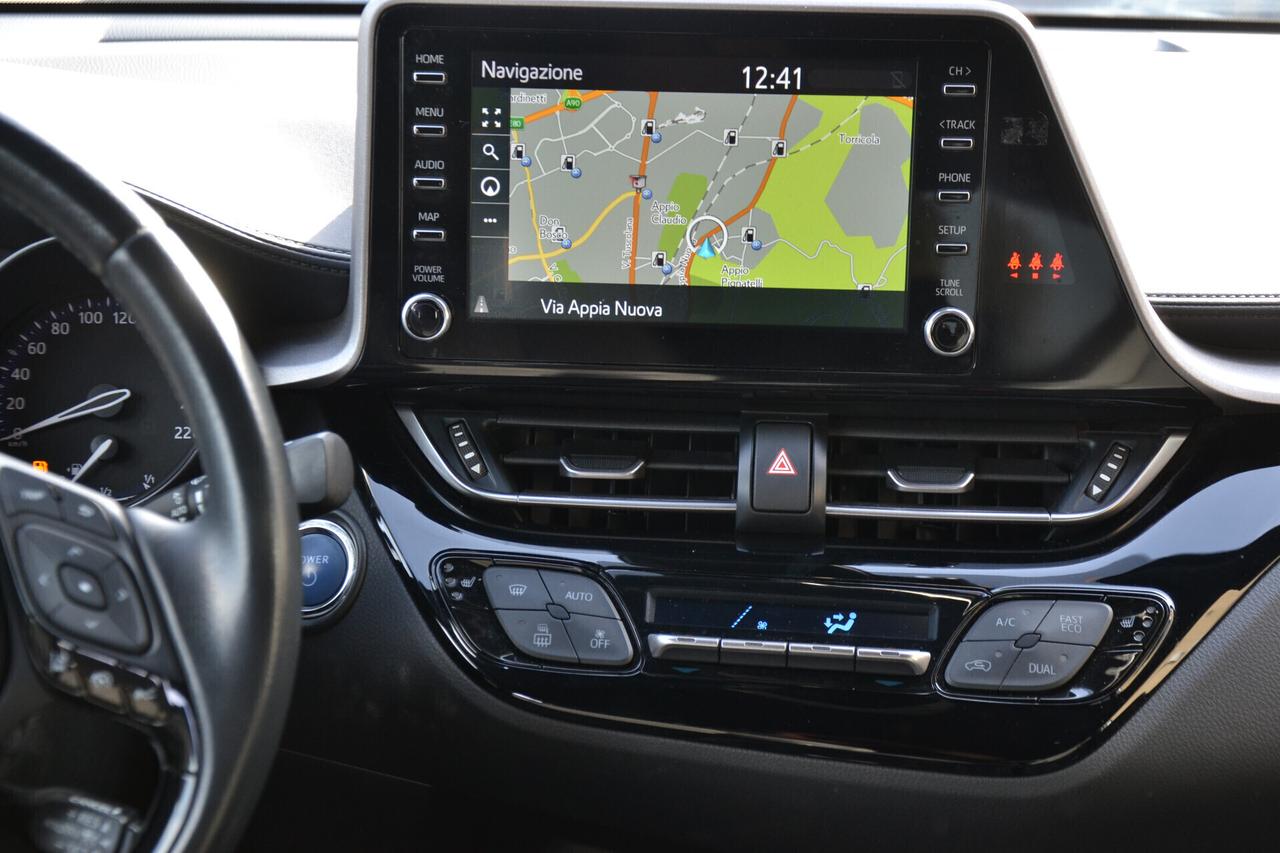 Toyota C-HR 1.8 HYBRID **PREZZO REALE**UNIPRO'**LED-NAV-RCAM**