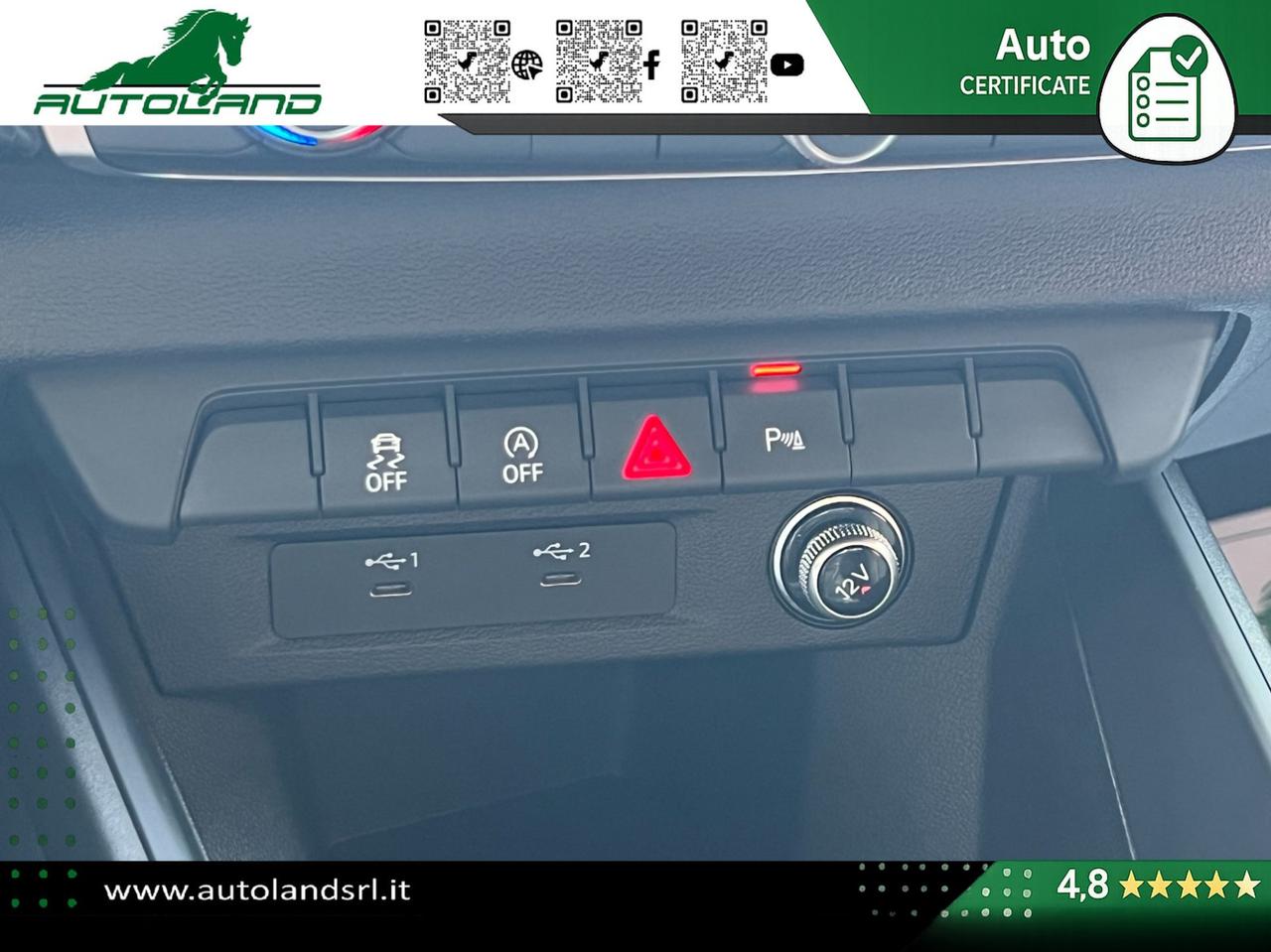 Audi A1 Sportback 30 1.0 tfsi Admired 110cv
