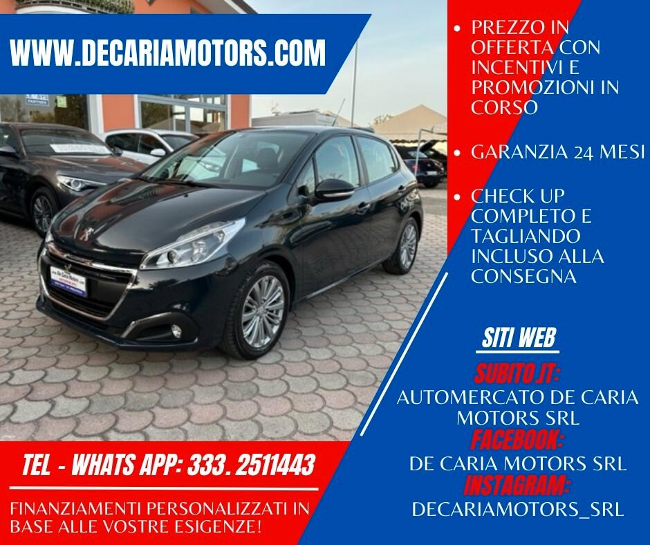 PEUGEOT 208 1.6 BlueHDi 75CV Allure - 2017- km 69.000