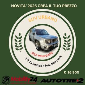 Jeep Renegade 1.0 T3 limited + function pack CREA IL TUO PREZZO !!