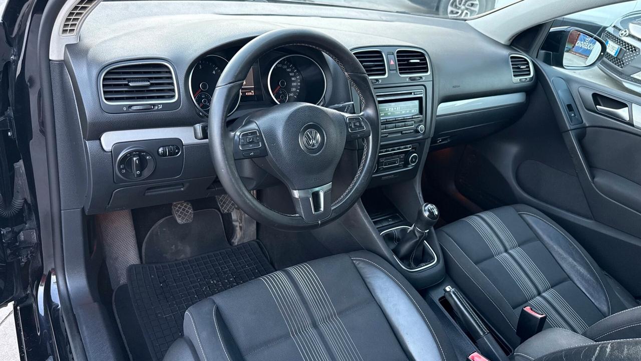 GOLF 6 - 1.6 DIESEL 105CV ANNO 2013 - PERFETTO