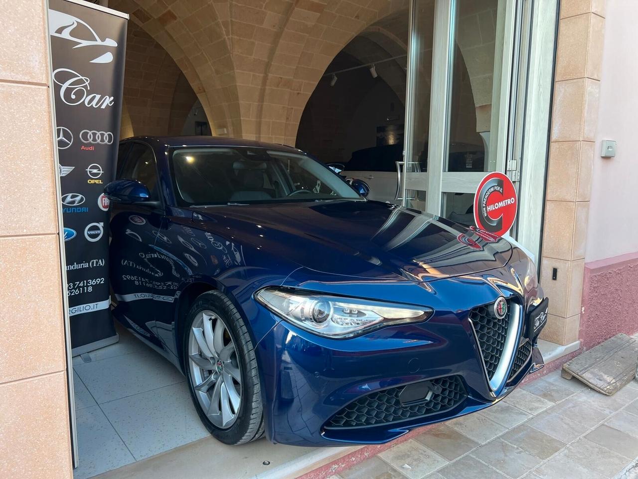 ALFA ROMEO GIULIA BLU MONTECARLO 2.2 160CV PELLE CRUISE CAM ANNO 2020