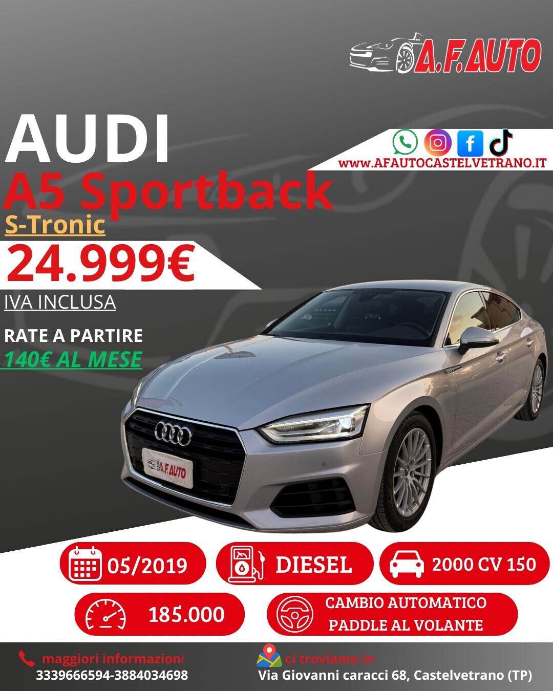 Audi A5 SPB 35 TDI S tronic Design