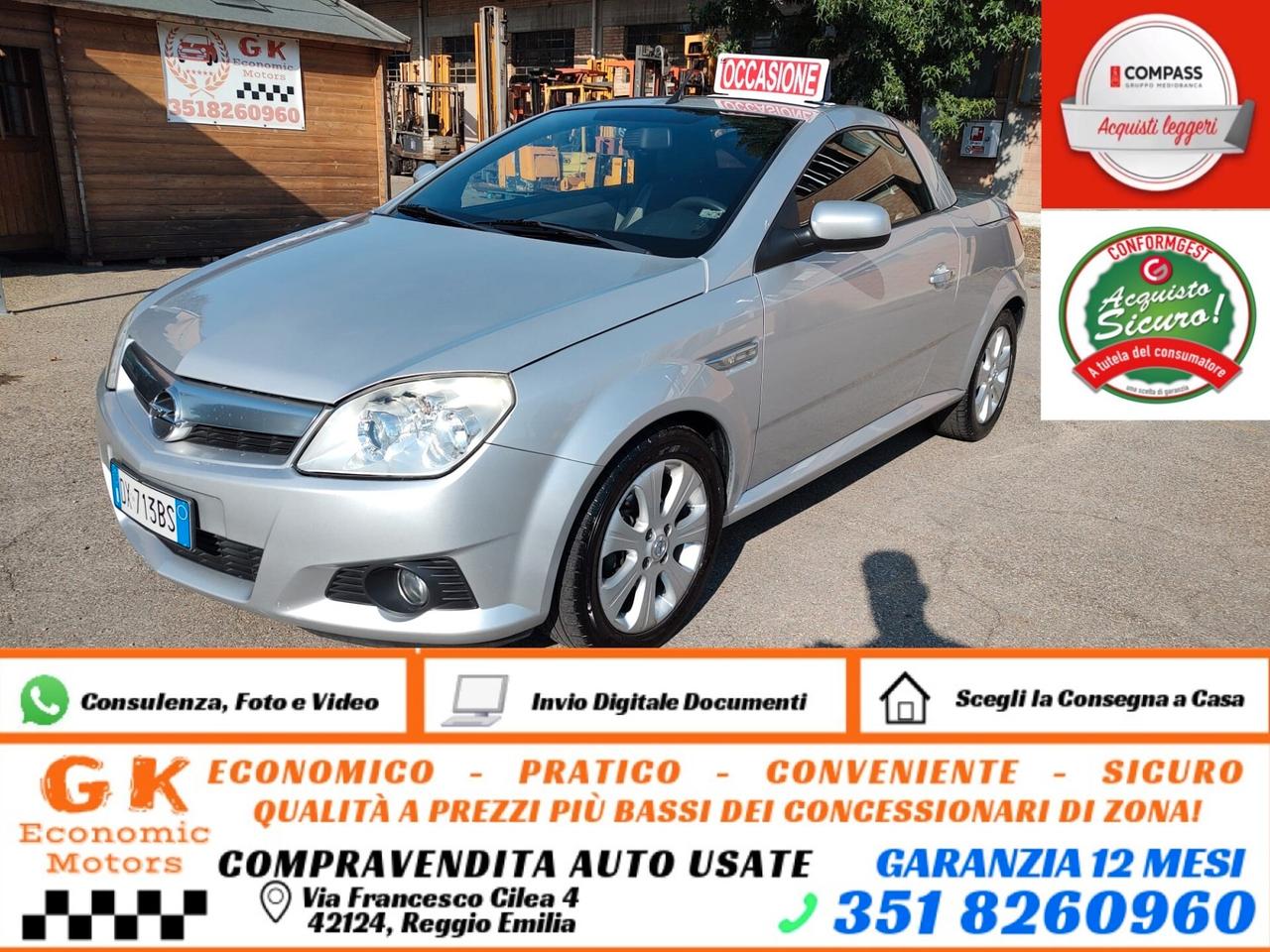 Opel Tigra TwinTop 1.4 16V Sport, GARANZIA L.12 MESI, OK NEOPATENTATI