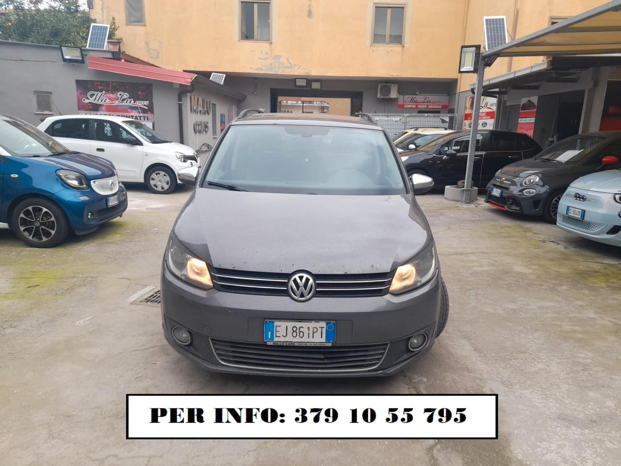 Volkswagen Touran 1.6 diesel 7 posti con garanzia-2011