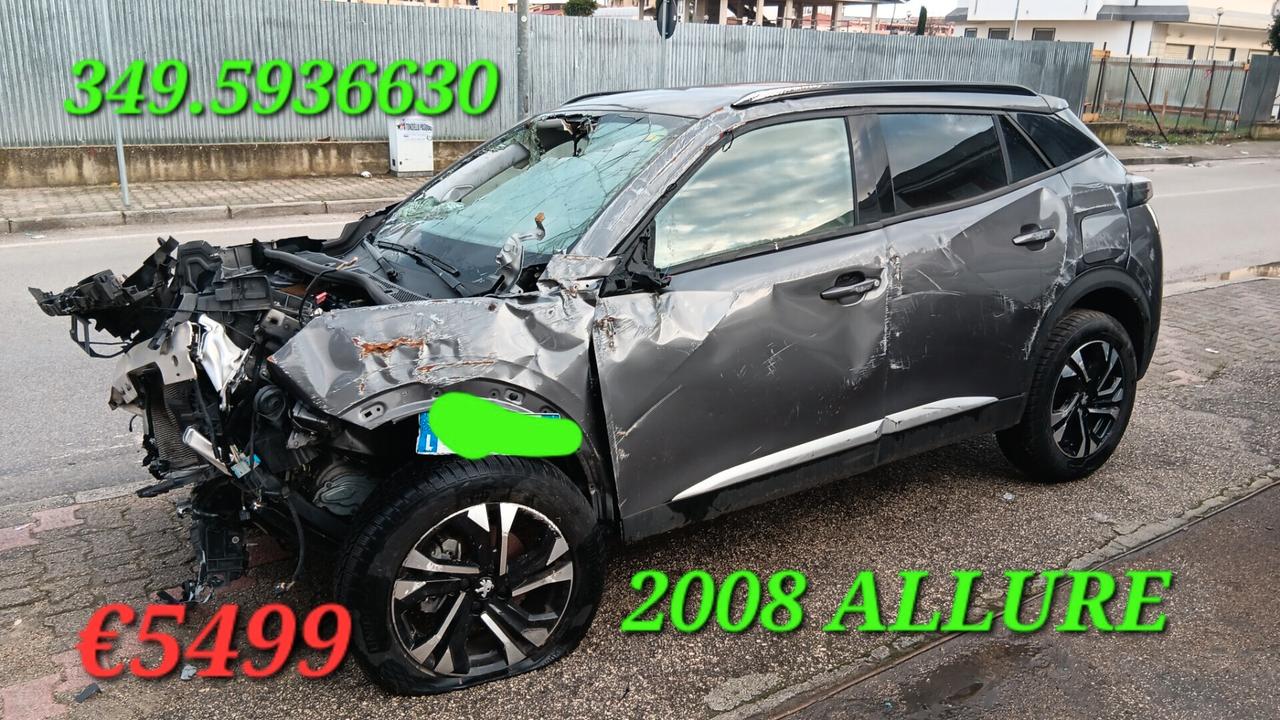Peugeot 2008 ALLURE INCIDENTATA SINISTRATA MONDIALCARS 08.022