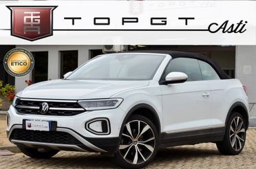 VOLKSWAGEN T-ROC 1.0 TSI STYLE 110cv, UNICOPROP, UFF ITALIANA, EURO 6D, FARI IQ LED, APPLE ANDROID, PERMUTE