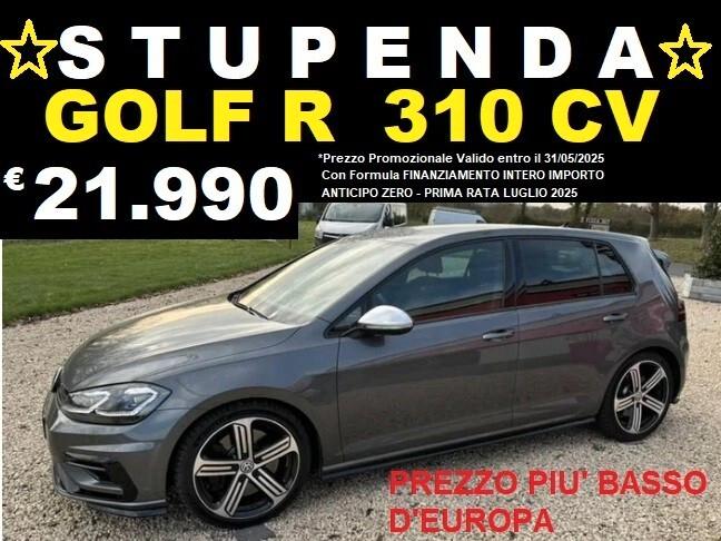 Volkswagen Golf R 2.0 / 310 CV Prezzo N°1 in EUROPA