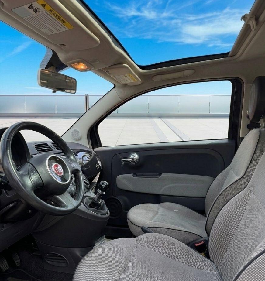 Fiat 500 1.2 Lounge tetto panoramico 2 chiavi tagliando