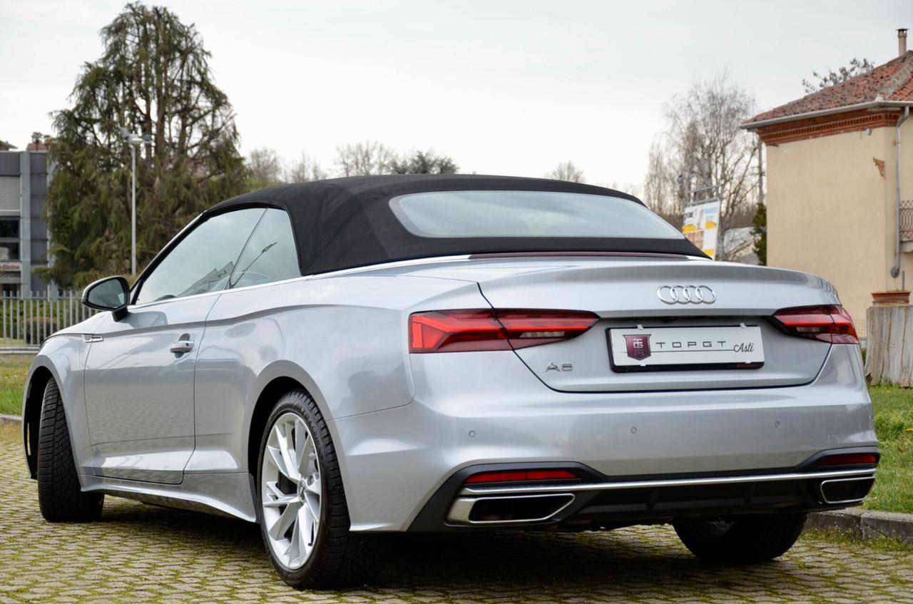AUDI A5 CABRIO 40 2.0 TDI BUSINESS ADVANCED 190cv S-TRONIC, GARANZIA AUDI, SERVICE AUDI, UFF ITALIANA, RETROCAMERA, FULL LED, PERMUTE