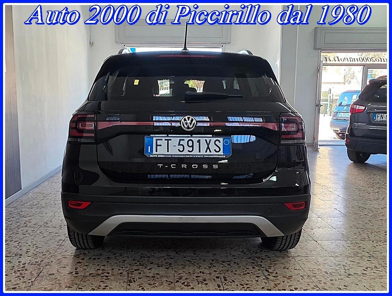 Volkswagen T-Cross 1.0 115CV KmCertificati Garanzia12mesi