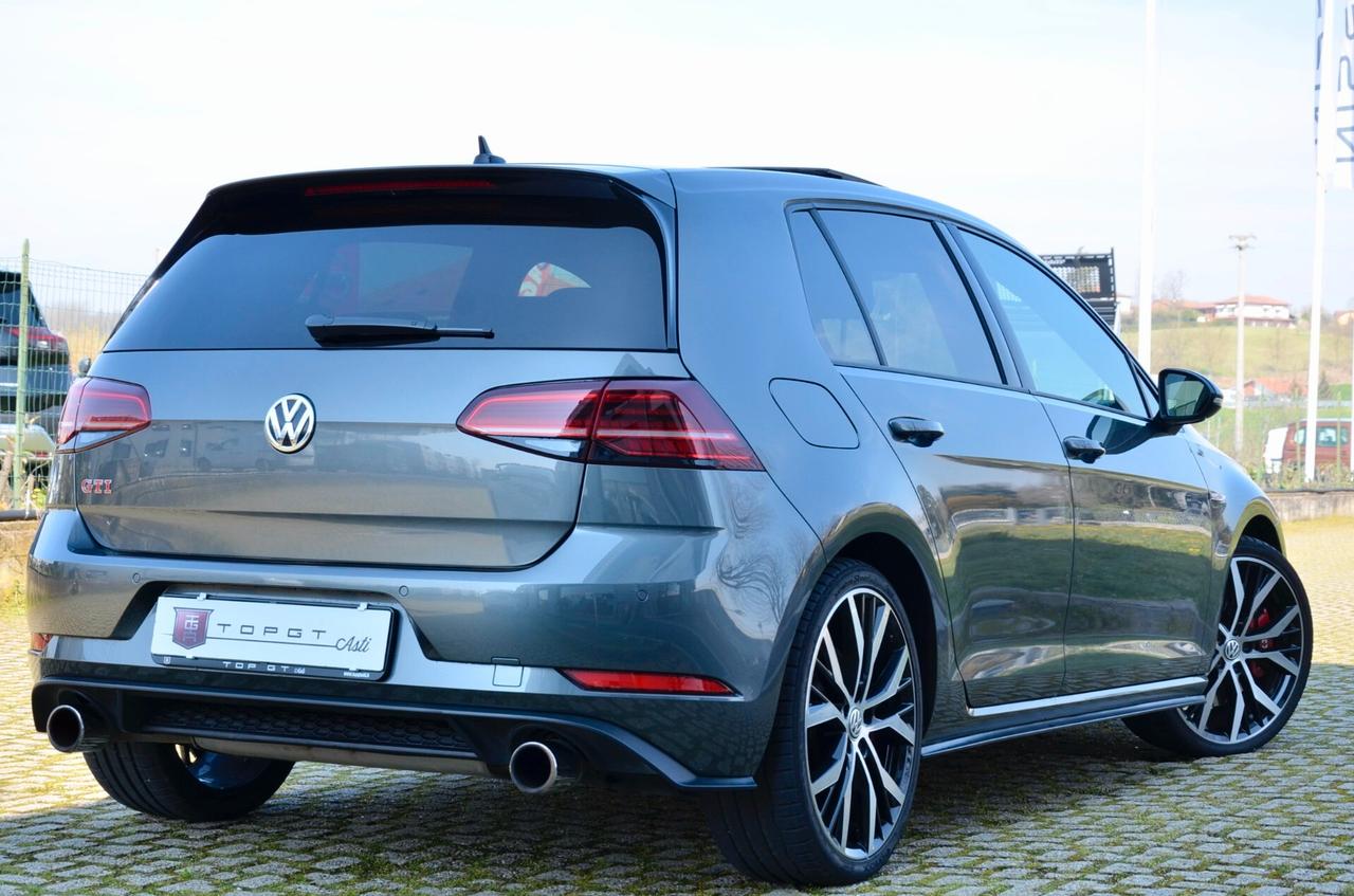 VOLKSWAGEN GOLF 7.5 GTI PERFORMANCE 2.0 TSI 245cv DSG, SERVICE CON FATTURE, TETTO, DCC, FULL PELLE, FARI FULL LED, 19", PERMUTE