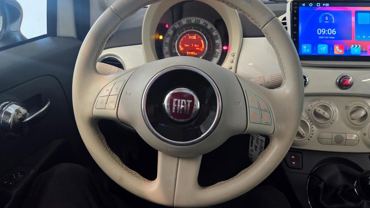 Fiat 500 1.2 GQ interni pelle