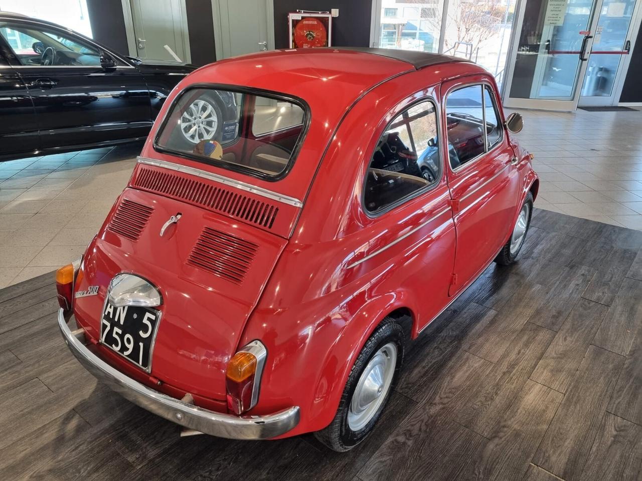 Fiat 500 Nuova 500 D targhe originali "targa oro"