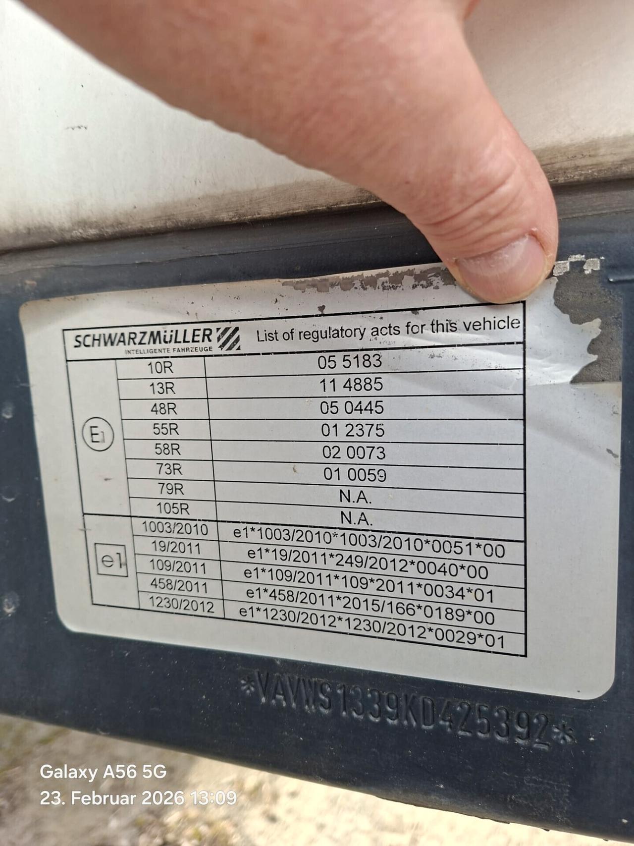 SEMIRIMORCHIO SCHWARZMÜLLER Buca COILS