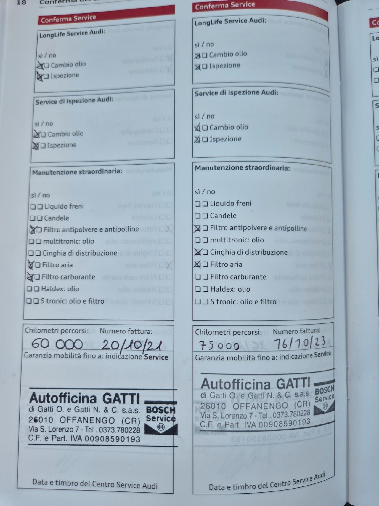 Audi A3 1.6 TDI 90 CV Attraction KM CERTIFICATI