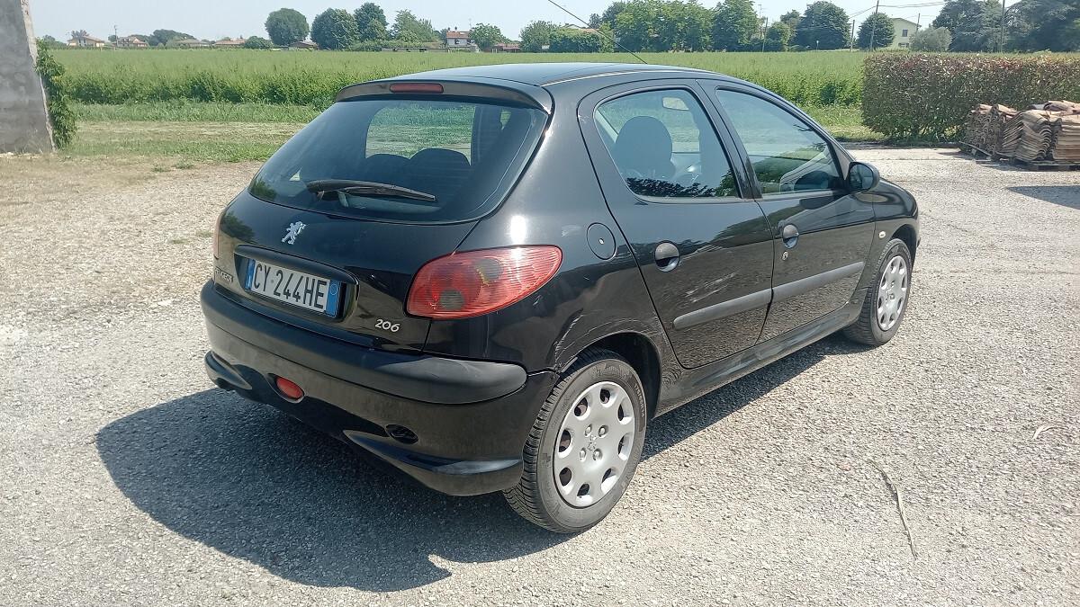 Peugeot 206 1.4 benzina - 5porte -euro 4