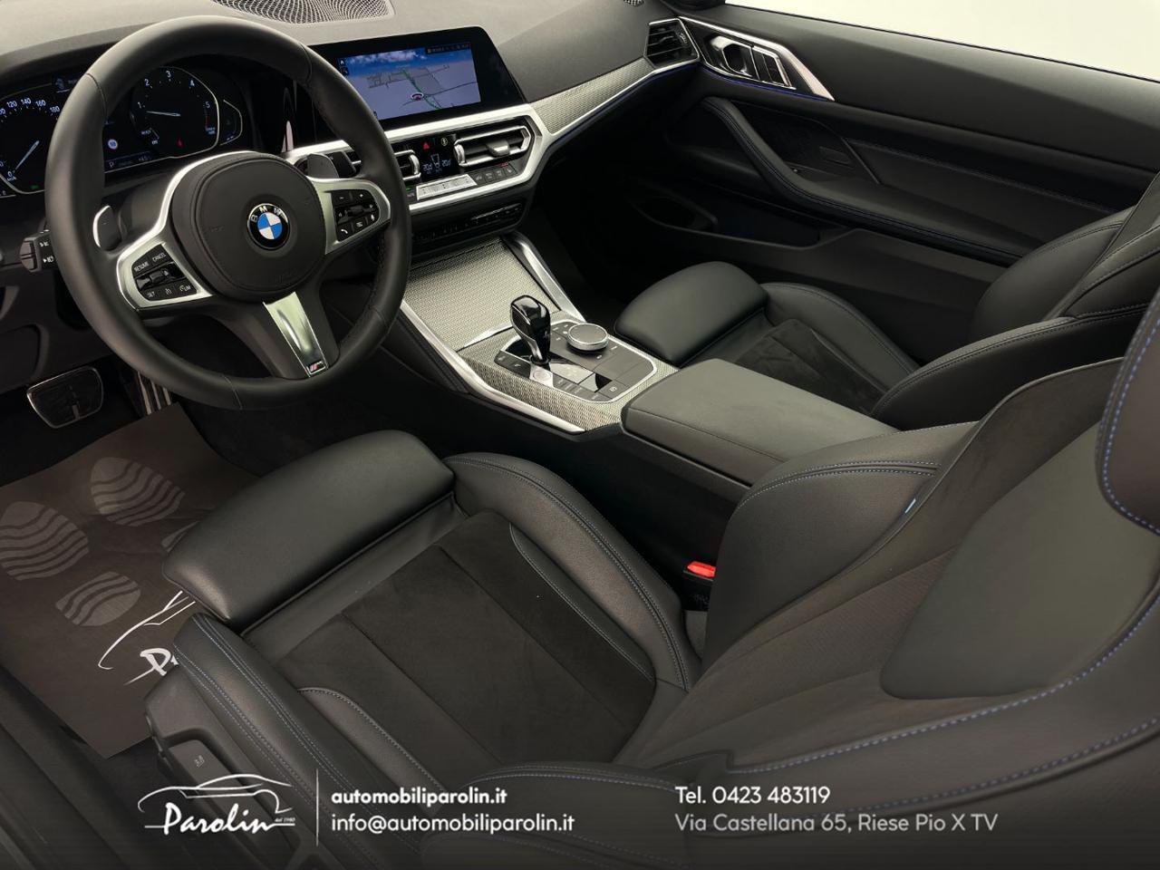 BMW 420 d 48V Coupé Msport Tetto-Spoiler M-Black pack-19''